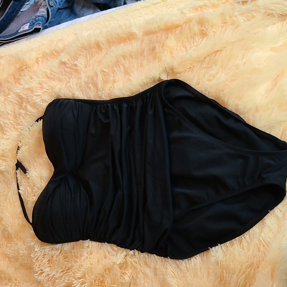 Black one piece suit. Sz 10